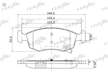 Brake Pad Set, disc brake