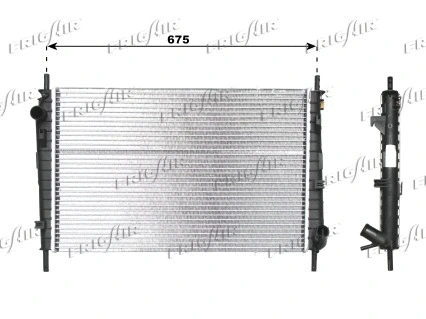 Radiator, engine cooling (0105.3074)