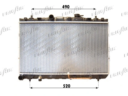 Radiator, engine cooling (0128.3100)