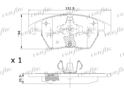 Brake Pad Set, disc brake