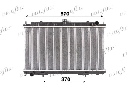 Radiator, engine cooling (0121.3048)