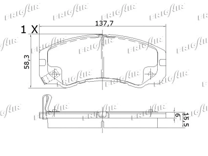 Brake Pad Set, disc brake