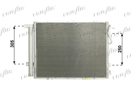 Condenser, air conditioning (0833.3041)