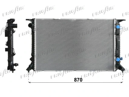 Radiator, engine cooling (0110.3149)