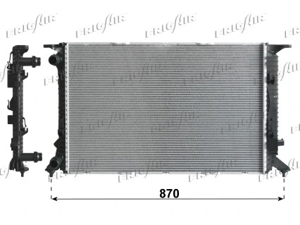 Radiator, engine cooling (0110.3142)