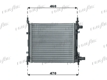 Radiator, engine cooling (0105.3054)