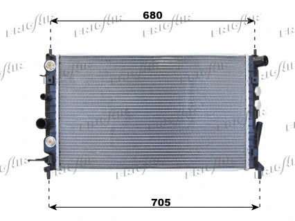 Radiator, engine cooling (0107.3096)
