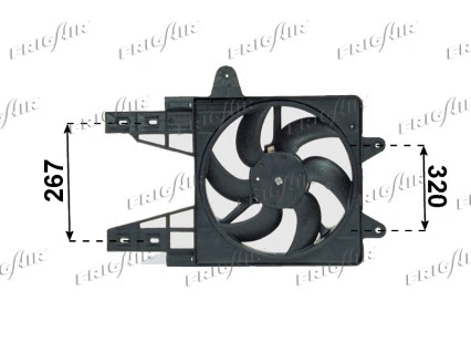 Fan, engine cooling (0504.1197)