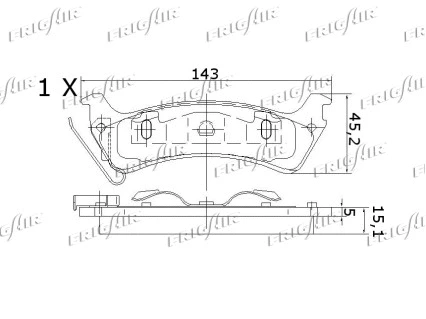 Brake Pad Set, disc brake