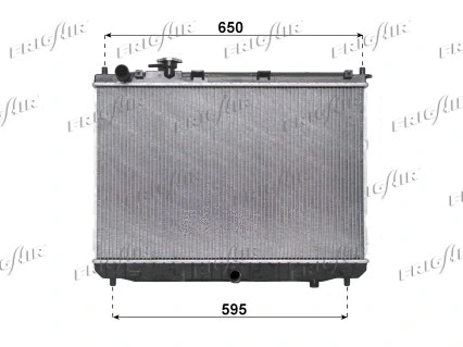 Radiator, engine cooling (0133.3028)