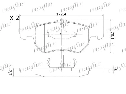 Brake Pad Set, disc brake