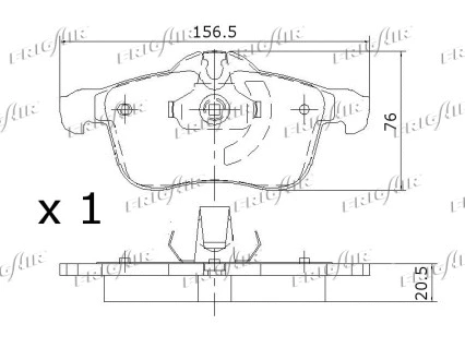 Brake Pad Set, disc brake