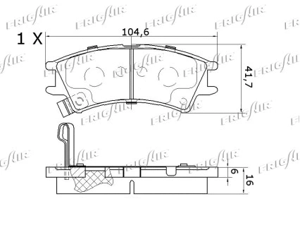 Brake Pad Set, disc brake