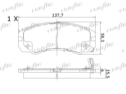 Brake Pad Set, disc brake