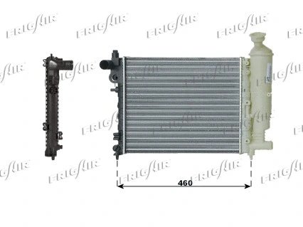 Radiator, engine cooling (0108.3048)