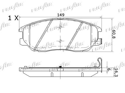 Brake Pad Set, disc brake