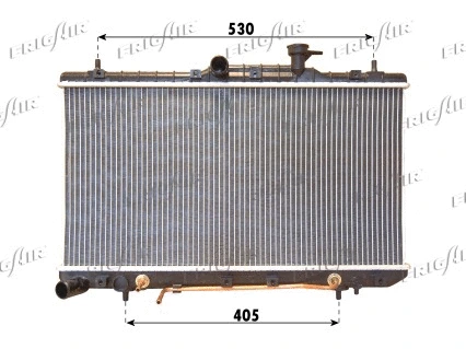 Radiator, engine cooling (0128.3098)