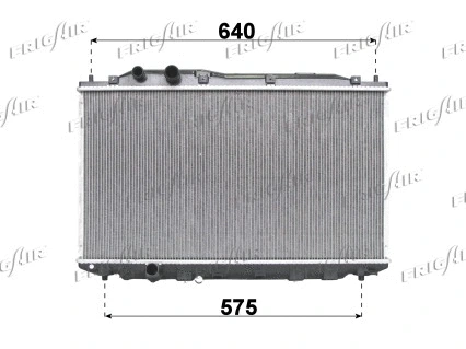 Radiator, engine cooling (0119.3025)