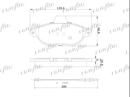 Brake Pad Set, disc brake