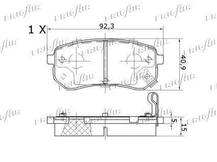 Brake Pad Set, disc brake