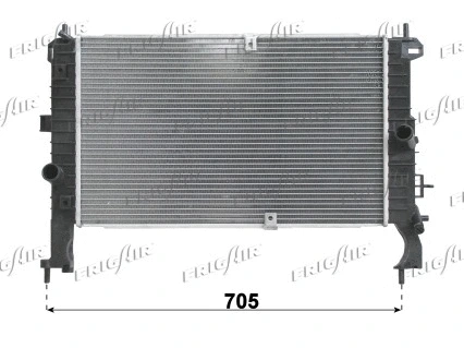 Radiator, engine cooling (0107.3114)