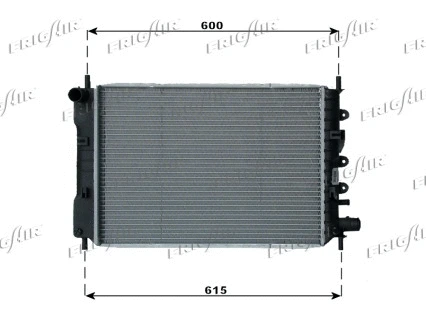 Radiator, engine cooling (0105.2040)