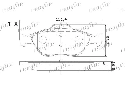 Brake Pad Set, disc brake