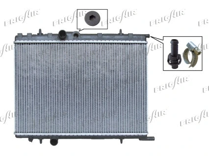 Radiator, engine cooling (0103.3056)
