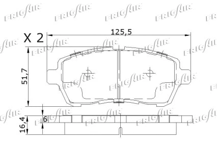 Brake Pad Set, disc brake