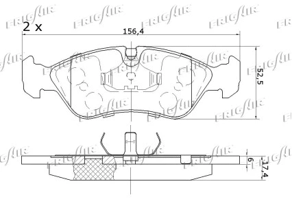 Brake Pad Set, disc brake