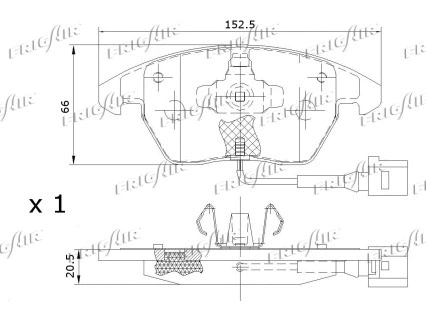Brake Pad Set, disc brake