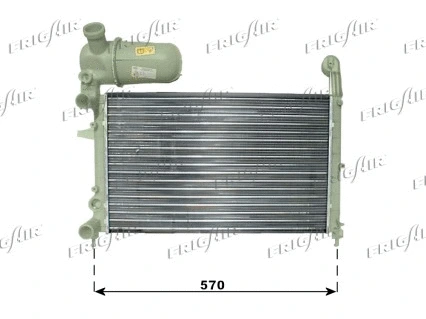 Radiator, engine cooling (0104.3073)