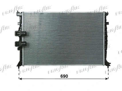 Radiator, engine cooling (0103.3091)