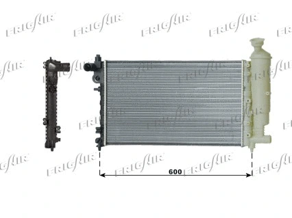 Radiator, engine cooling (0108.3047)