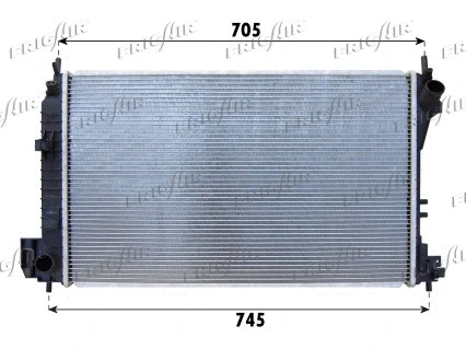 Radiator, engine cooling (0107.3102)