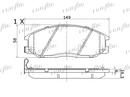 Brake Pad Set, disc brake