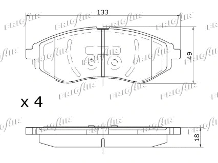 Brake Pad Set, disc brake