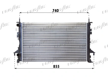 Radiator, engine cooling (0109.3114)