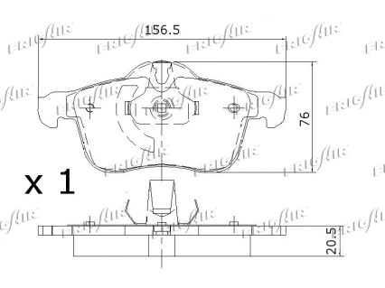 Brake Pad Set, disc brake