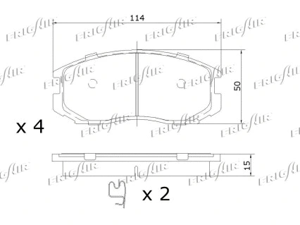 Brake Pad Set, disc brake