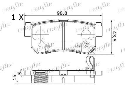 Brake Pad Set, disc brake