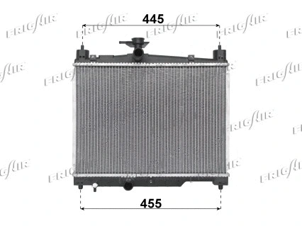 Radiator, engine cooling (0115.3041)