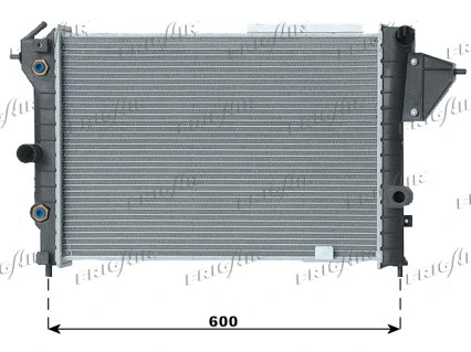 Radiator, engine cooling (0107.3059)