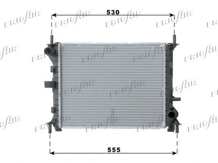 Radiator, engine cooling (0105.3056)