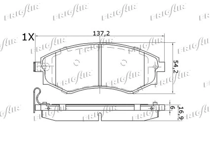 Brake Pad Set, disc brake