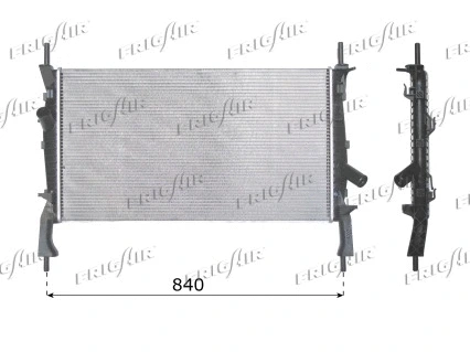 Radiator, engine cooling (0105.3103)