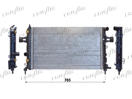 Radiator, engine cooling (0107.3086)
