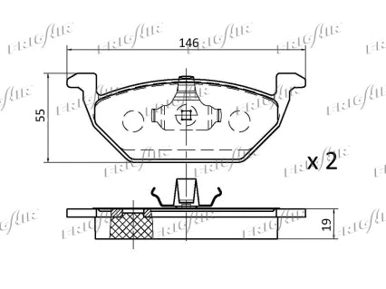 Brake Pad Set, disc brake