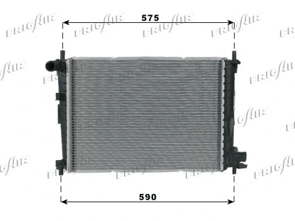 Radiator, engine cooling (0105.3066)