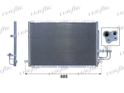Condenser, air conditioning (0833.3027)
